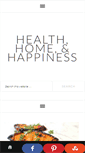 Mobile Screenshot of healthhomeandhappiness.com