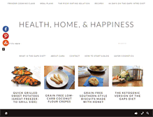 Tablet Screenshot of healthhomeandhappiness.com